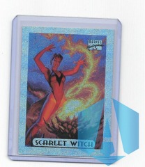 1994 Marvel Masterpieces Silver Holofoil Limited Edition 7 Of 10 Scarlet Witch